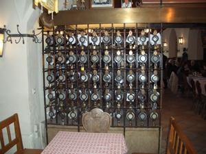 Regular customers have special area they can use to store their own beer mugs.  However, space is limited and the only way to get a spot is to inherit one!