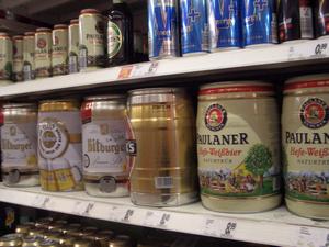 WoW! Those are large cans of beer.