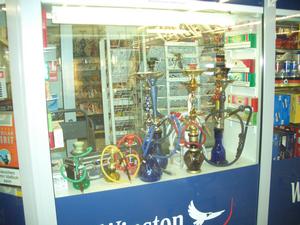Bongs in a grocery store?  This is certainly different!