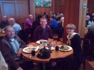 From left to right: Uncle Eddy, Charles, Cousin Karen.
