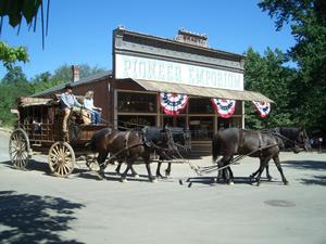 Columbia even has it's own stage coach line!