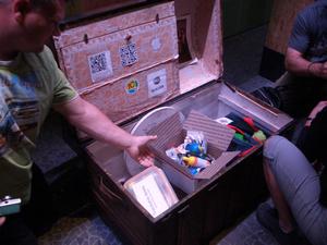 The huge cache they have in the lobby.