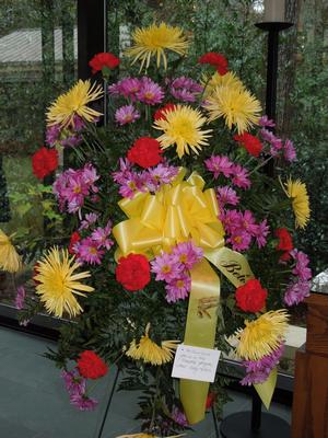 Lovely bouquet from Uncle Eddy and Cousin Karen