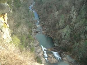 Wayne, Rosie, Helen and I hiked to Tullah Gorge.