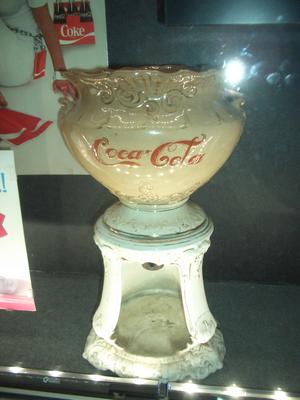 Coca Cola was originally sold to drugstores as a syrup.  The syrup was put into a dispenser like this and was mixed with soda water, one glass at a time.