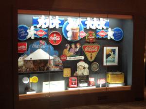 Various historical items, mostly promotional items