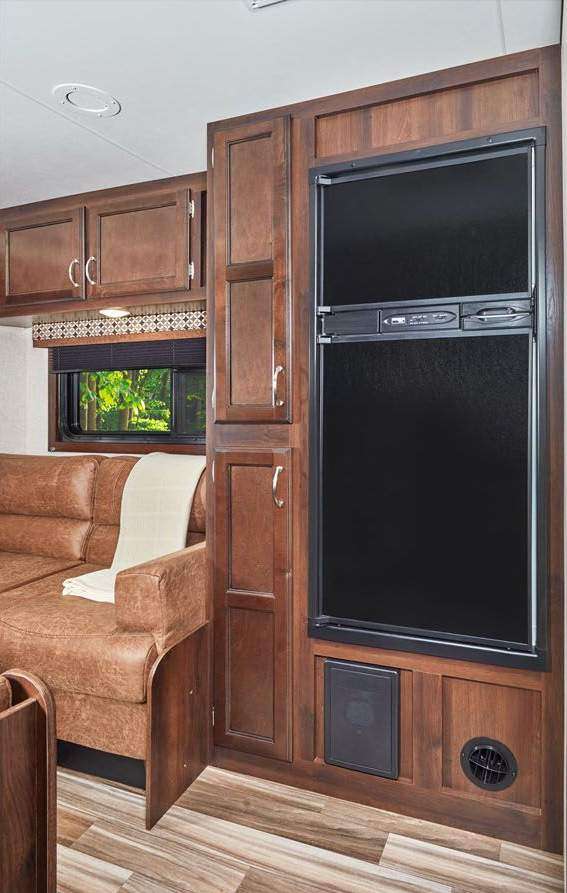 Helen wanted a TWO door refrigerator.  This fridge is big for an RV with over 6 cubic feet of space inside.