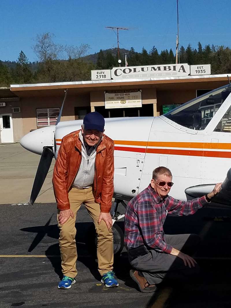 Preflight inspection prior to returning home.