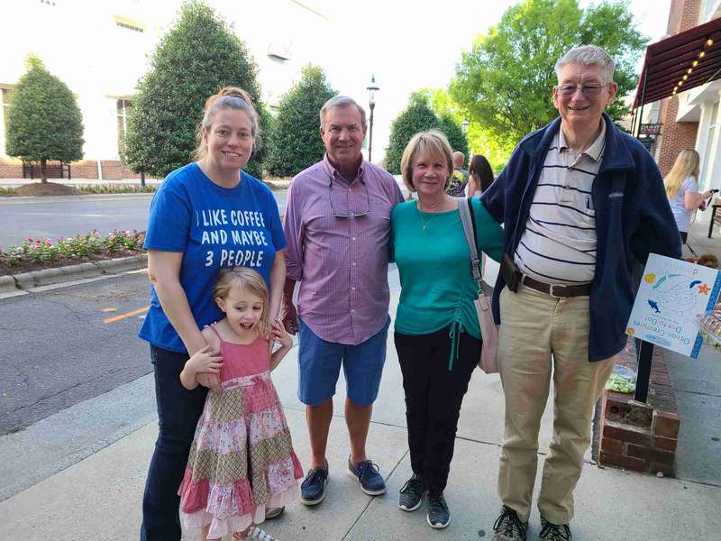 Charles, cousins John and Ginger, Mom Karen, Helena 