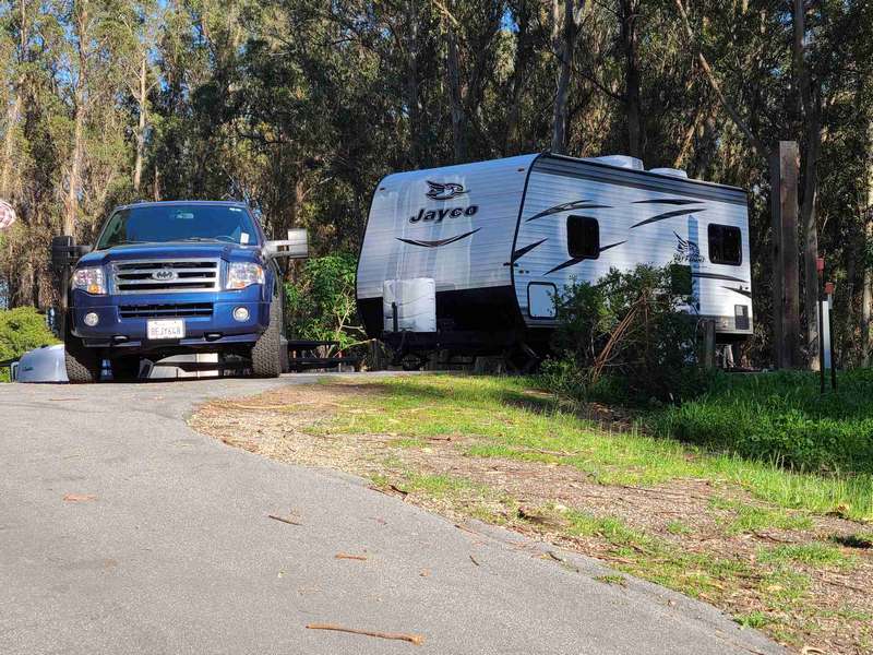 Lake Chabot campsite