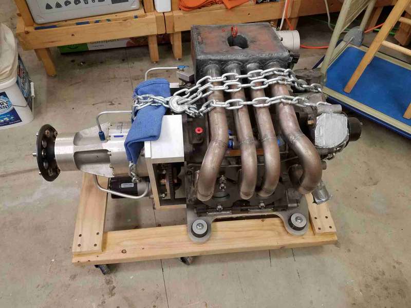 The engine is ready to go!