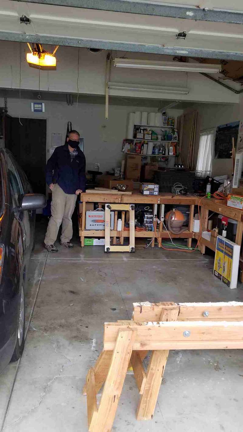Yea!  A garage with more room in it!!