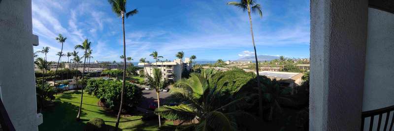 View from our condo in Kihei, HI