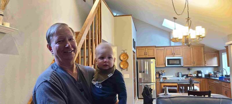 Gary and his grandson Landon