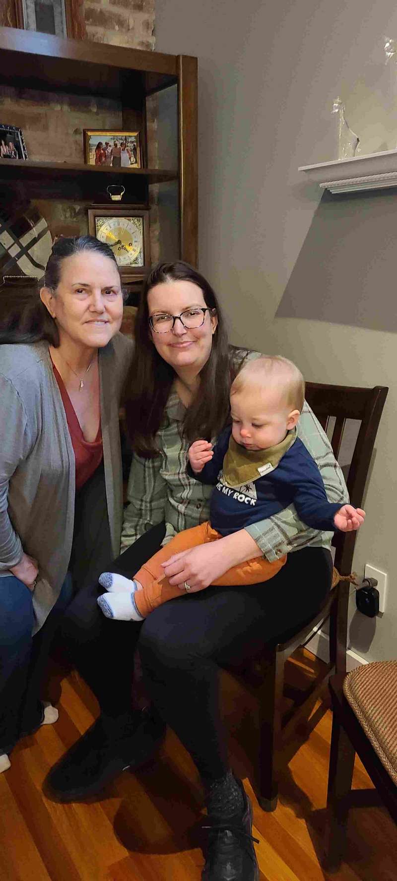 Judy, daughter Melissa and grandson Landon