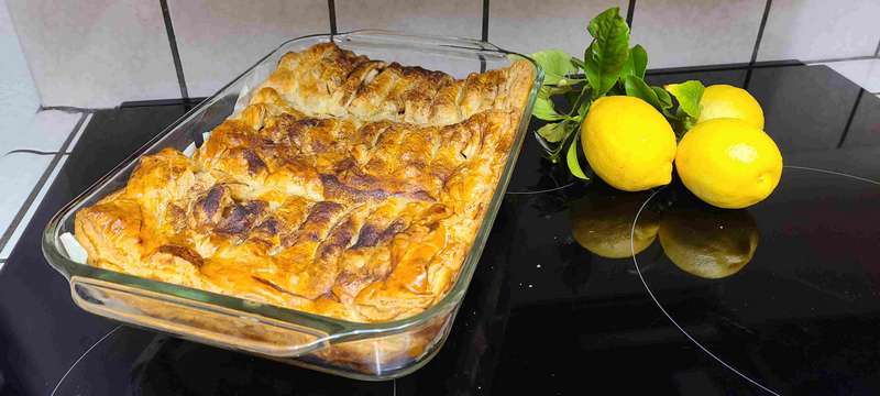 Charles mentioned how much he liked apple strudel, so the Girls made him one!!!  :-/