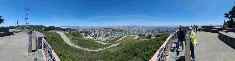 Panorama view from Twin Peaks
