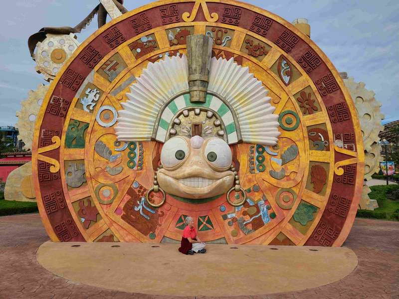 The resort also had a small amusement park.  This is the entrance to the park.
