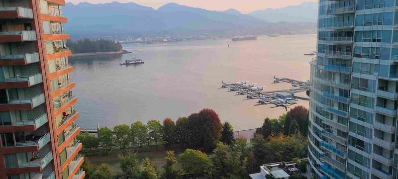View from our room in Vancouver