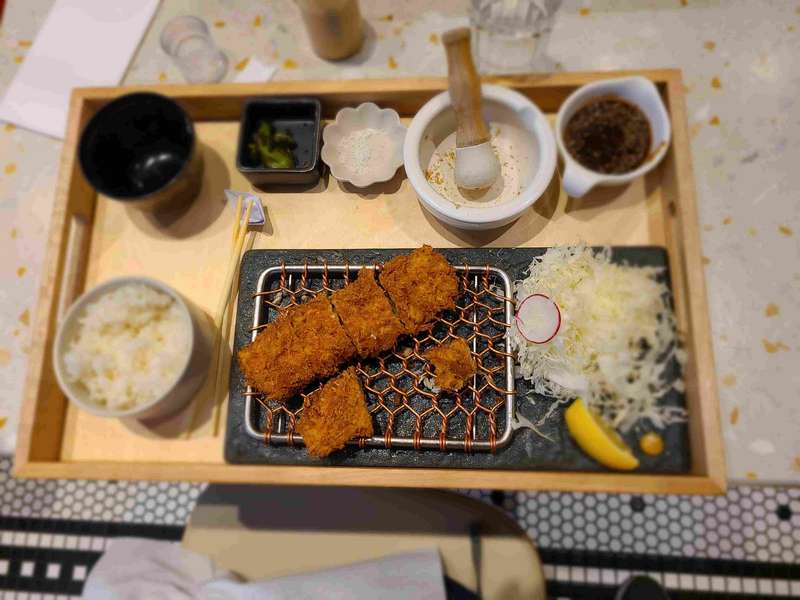 Sakura, at Robson St & Cadero St, is a Japanese pork (katsu) restaurant.  It very authentic to what you would get in Japan.