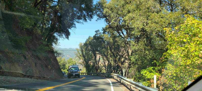 We ended up going down a steep grade to get to the bottom of the canyon (which was originally going to be reservoir) and taking a 20 minute detour to get back to our starting location.