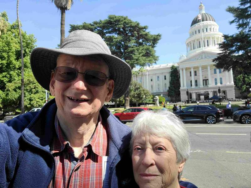 The California state capital building in Scramento, CA.