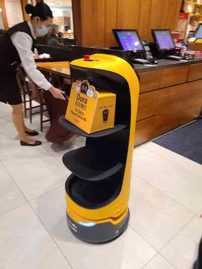 The robot can bring items to you.