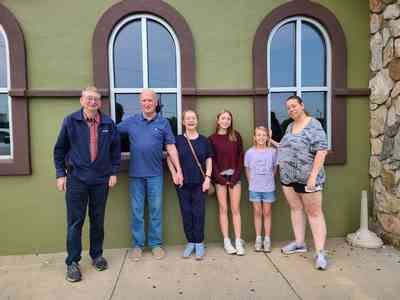Left to right: Charles, Dave, Janet, Reghan, Helena and Karen.