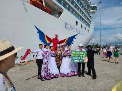 Arriving in Puntarenas, Costa Rica.