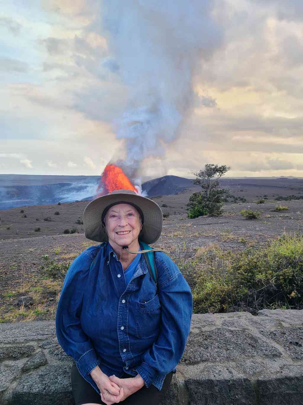 Now Helen's hair is on fire too! What absolute daredevils!