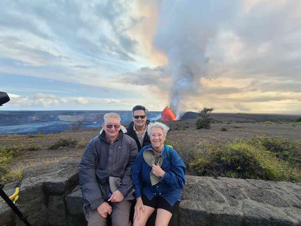 Our good friend Steve joined in on the volcanic adventure.