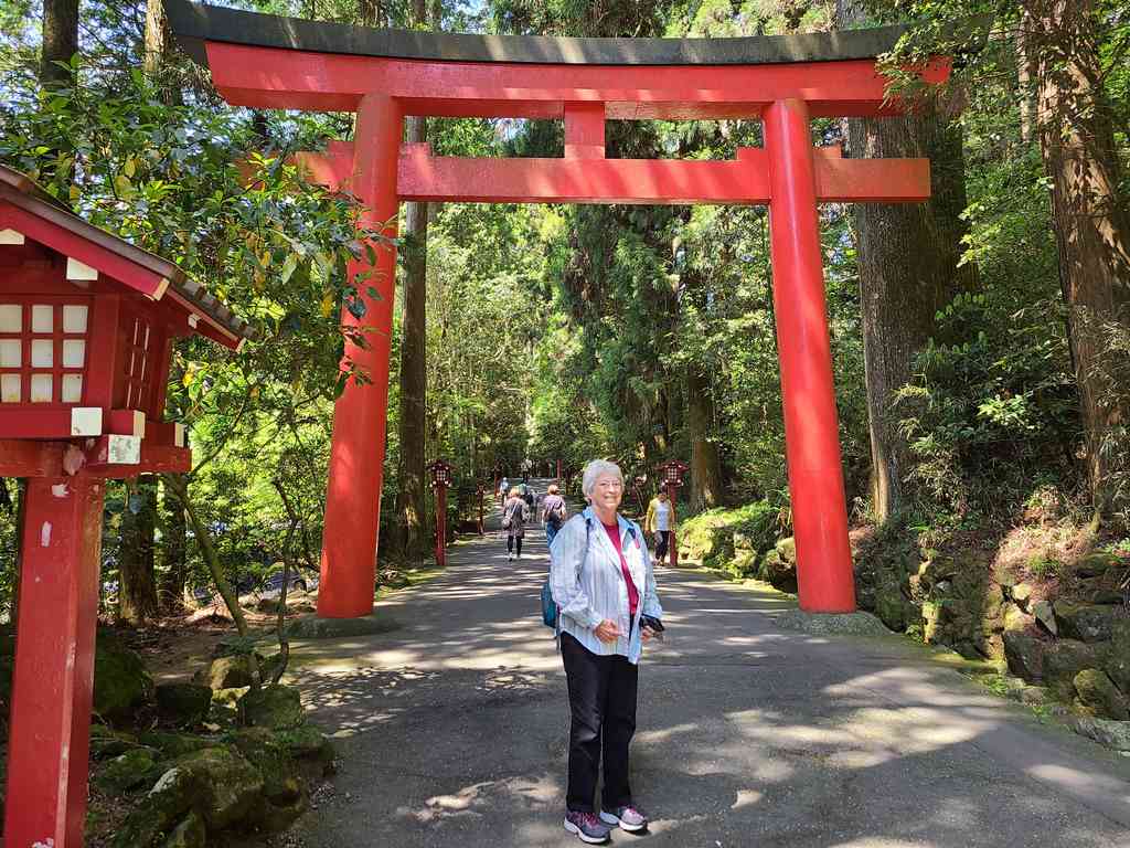 Temple entrance in Moto-Hakone.