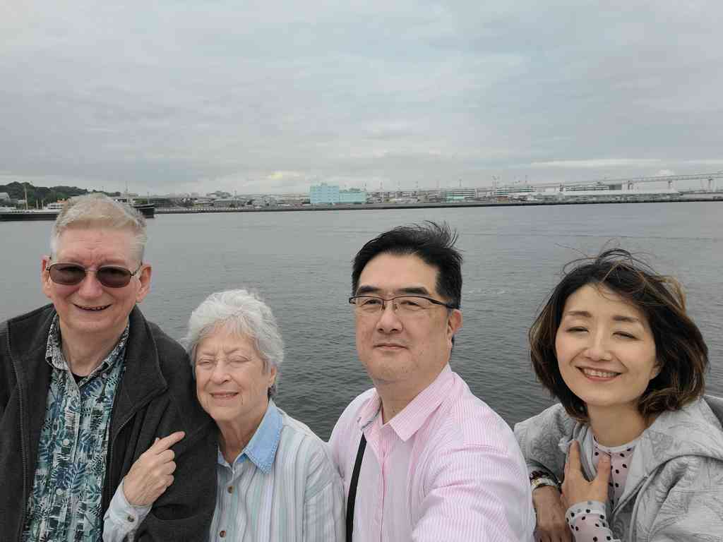 From left: Charles, Helen, Masaki, and Miwa.