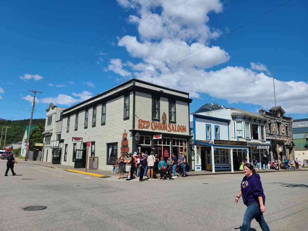 The famous Red Onion Saloon in Skagway.