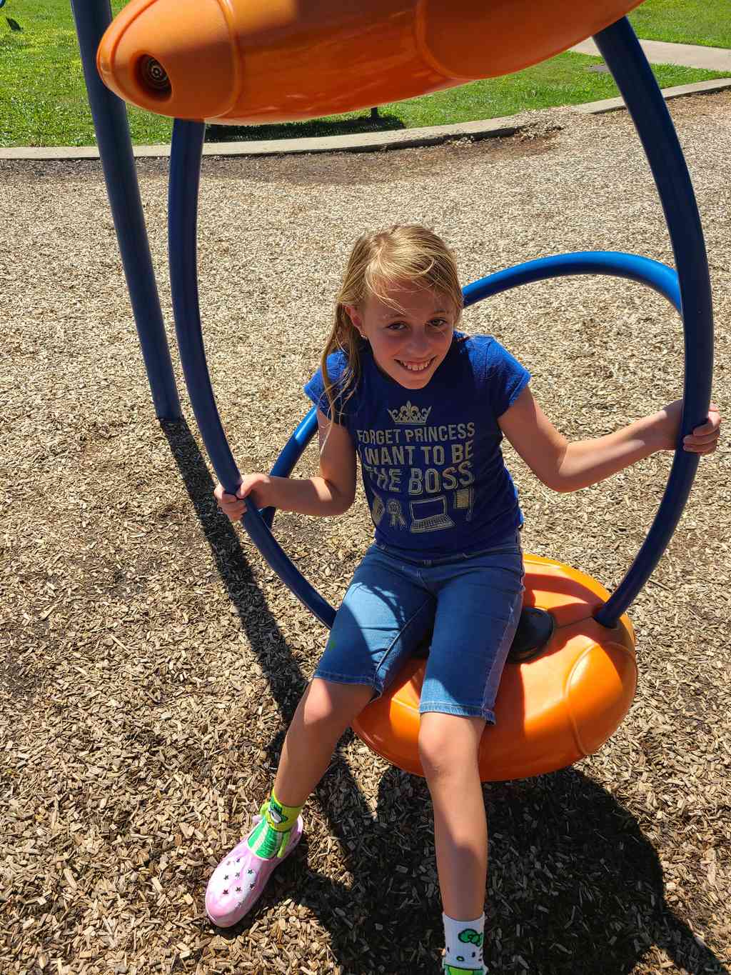 Helena at the park.