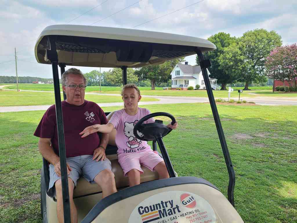 Taking Uncle Robert for a wild ride after graduation!