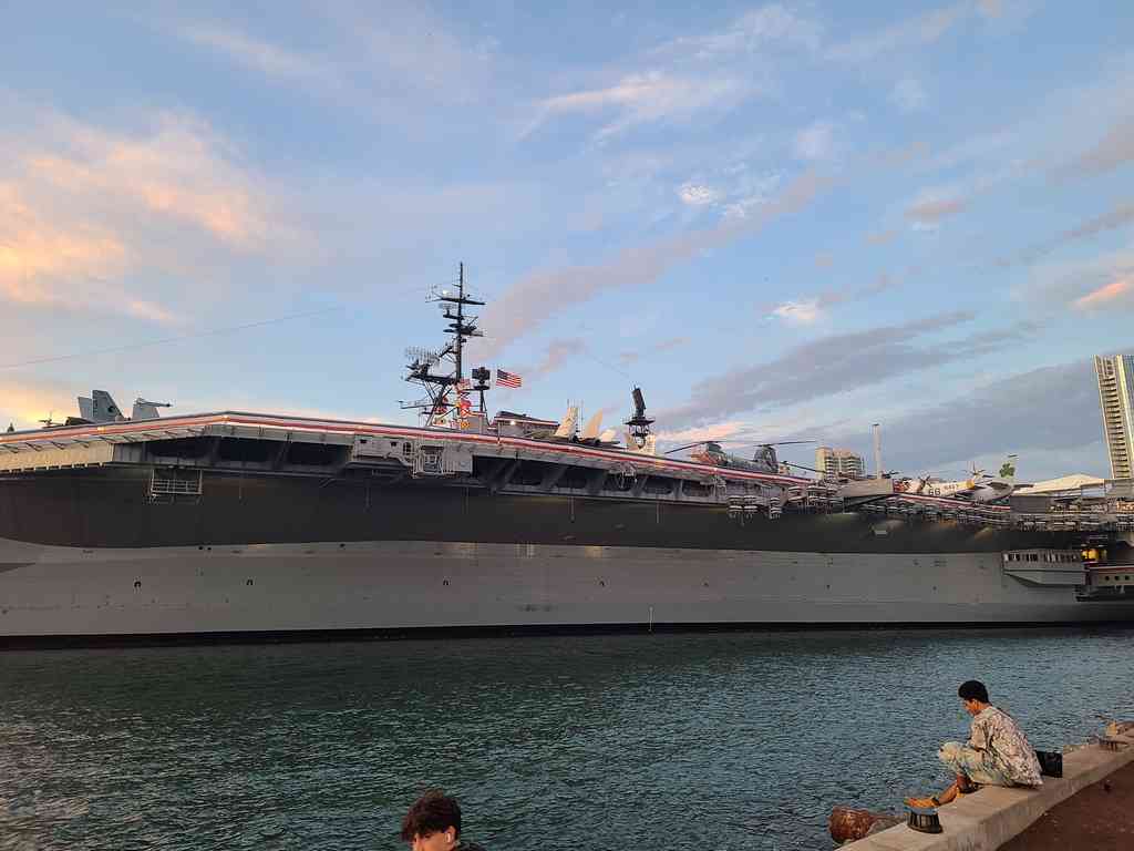 USS Midway aircraft carrier museum.