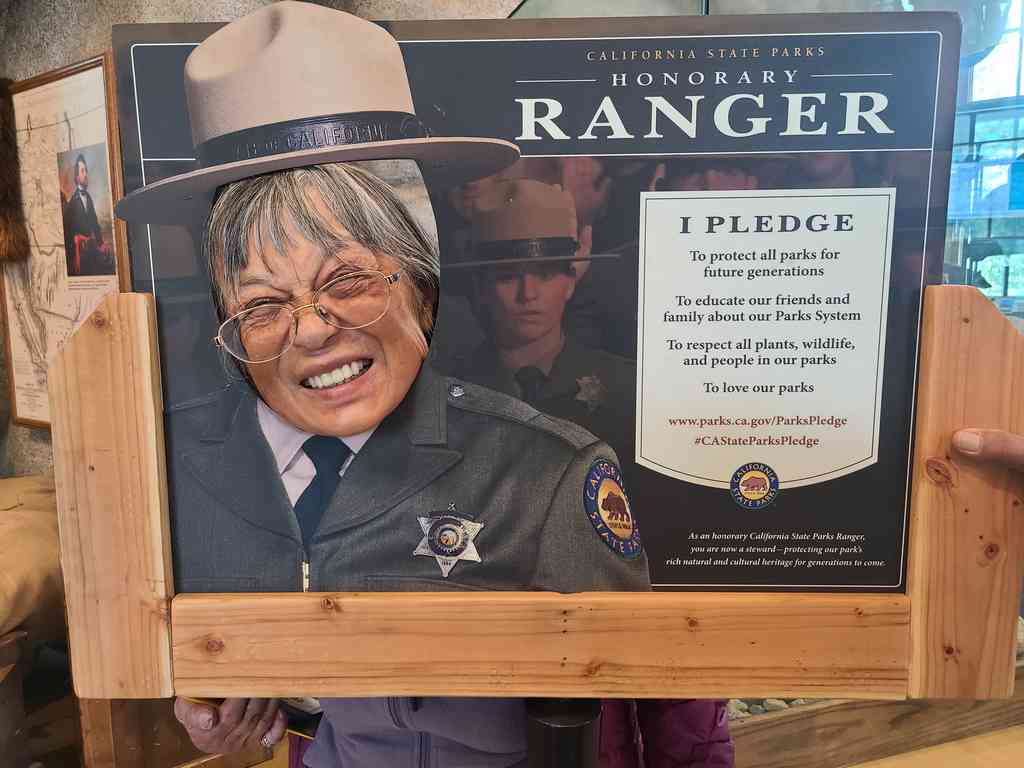 Doris as a Junior State Park Ranger.
